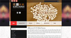 Desktop Screenshot of hhglobalsources.in